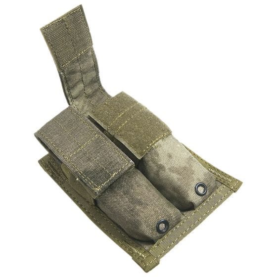 Flyye MOLLE Dubbel Magasinficka 9 mm - A-TACS AU
