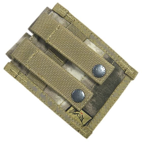 Flyye MOLLE Dubbel Magasinficka 9 mm - A-TACS AU