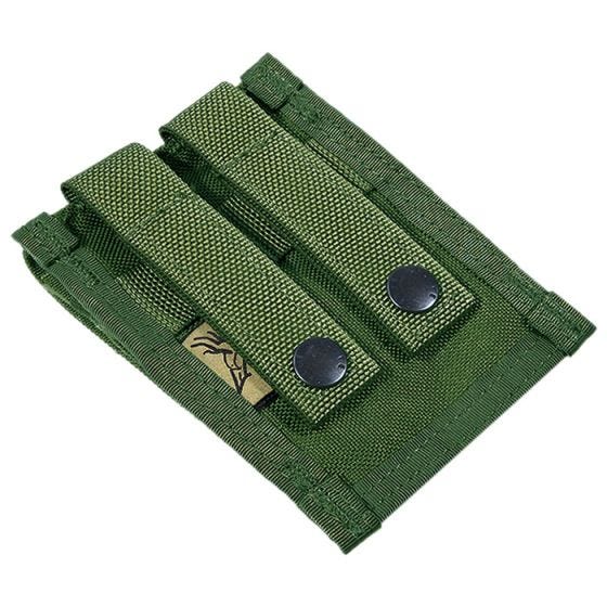 Flyye Double 9mm Magazine Pouch MOLLE Olive Drab