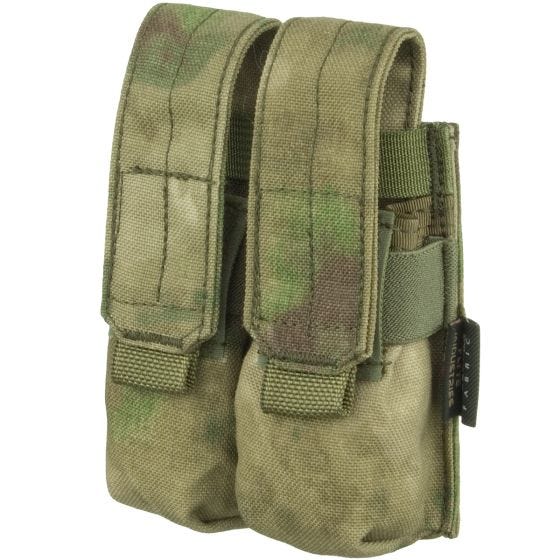 Flyye Ver. FE Dubbel Magasinficka 9 mm MOLLE - A-TACS FG