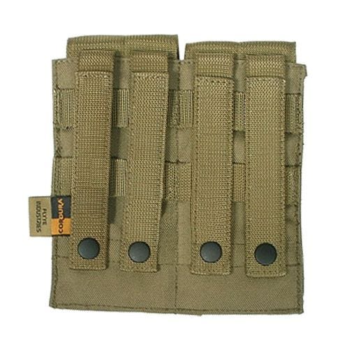 Flyye Double M4/M16 Magazine Pouch MOLLE Khaki