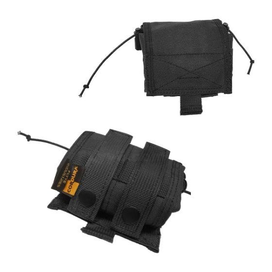 Flyye Folding Magazine Drop Pouch MOLLE Black