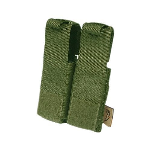 Flyye Double .45 Pistol Magazine Pouch MOLLE Olive Drab
