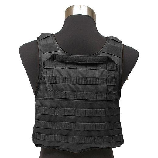 Flyye PC Platthållare MOLLE Stil - Svart