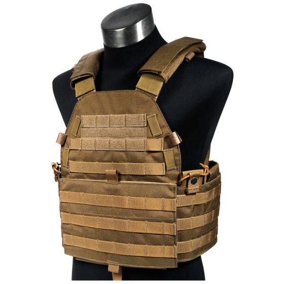 Flyye New MOLLE LT6094 Taktisk Väst - Coyote Brown