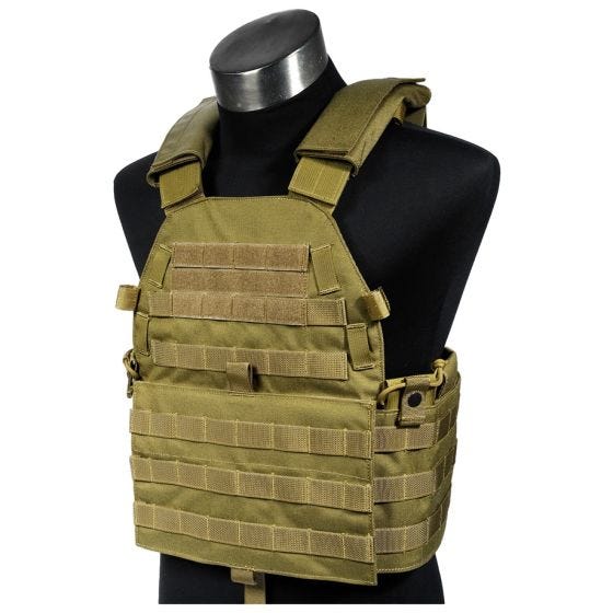 Flyye New MOLLE LT6094 Taktisk Väst - Kaki