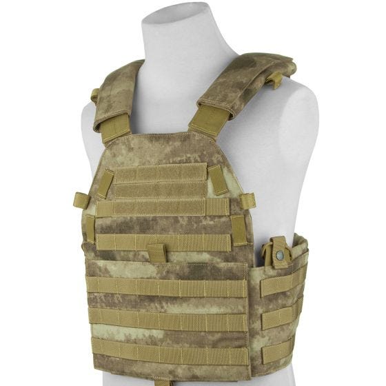 Flyye New MOLLE LT6094 Taktisk Väst - A-TACS AU