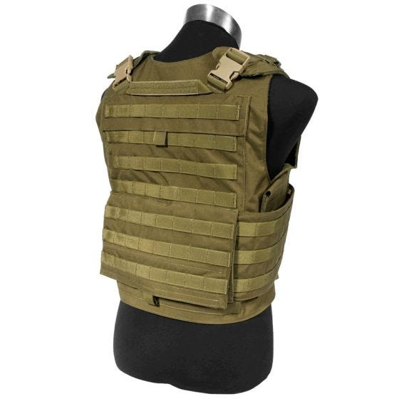 Flyye Spartan Taktisk Väst - Coyote Brown