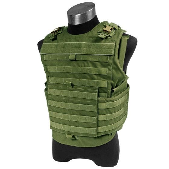 Flyye Spartan Taktisk Väst - Olive Drab