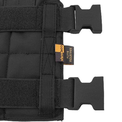 Flyye MOLLE Style Leg Panel Black