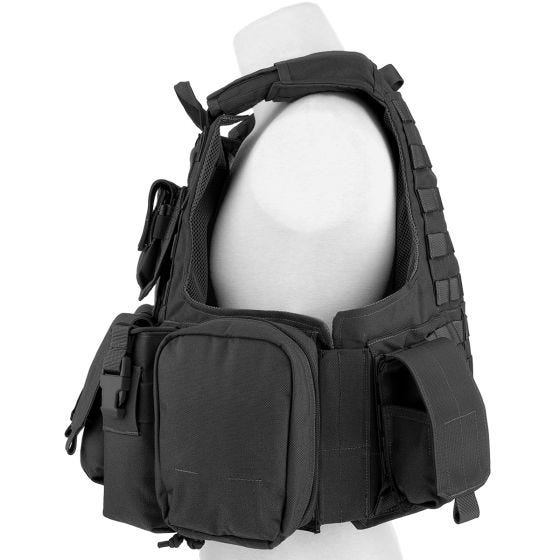 Flyye Force Recon ver. Mar Väst med Fickset - Svart