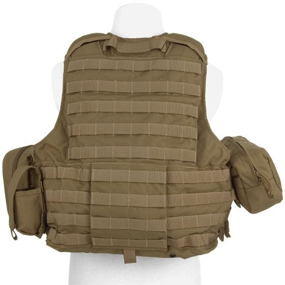 Flyye Force Recon ver. Mar Väst med Fickset - Coyote Brown