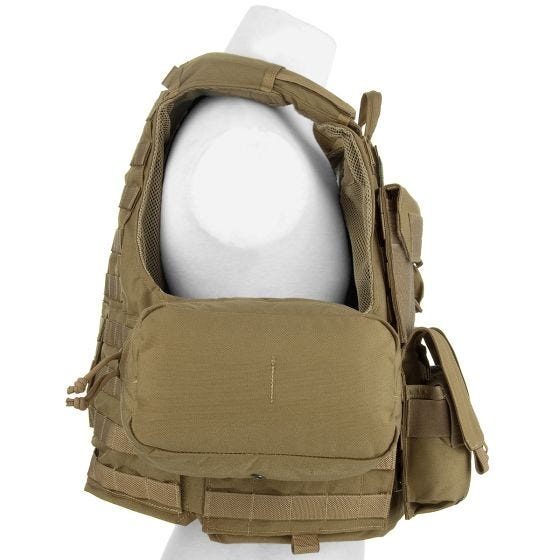 Flyye Force Recon ver. Mar Väst med Fickset - Kaki