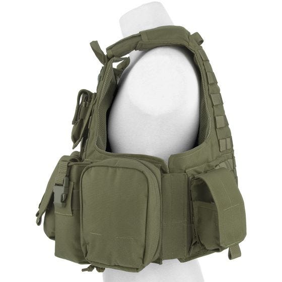 Flyye Force Recon ver. Mar Väst med Fickset - Ranger Green
