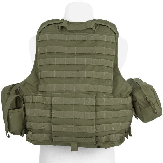 Flyye Force Recon ver. Mar Väst med Fickset - Ranger Green