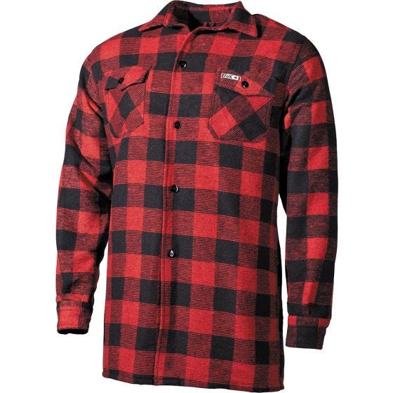 Fox Outdoor Lumberjack Skjorta - Röd/Svartrutig