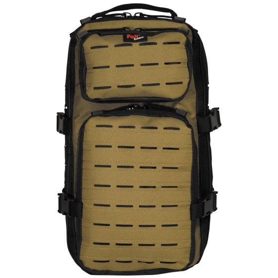 Fox Outdoor Assault-Travel Ryggsäck - Svart/Coyote