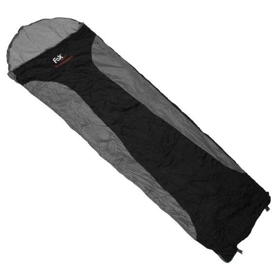 Fox Outdoor Ultralight Sovsäck - Svart/Grå