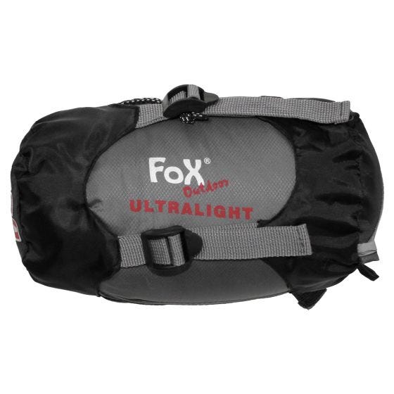 Fox Outdoor Ultralight Sovsäck - Svart/Grå