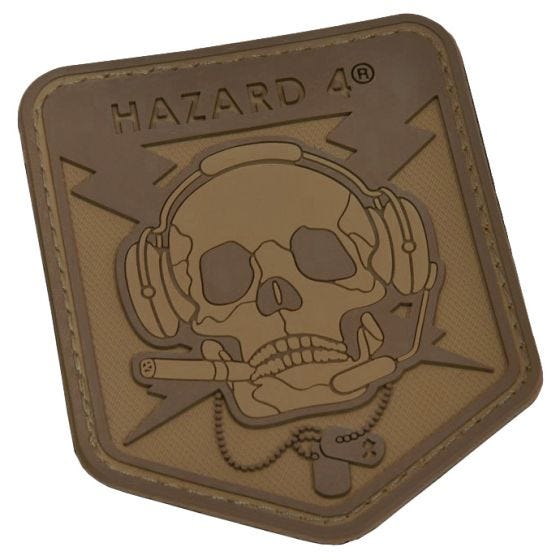 Hazard 4 3D Operator Skull Moralmärke - Coyote