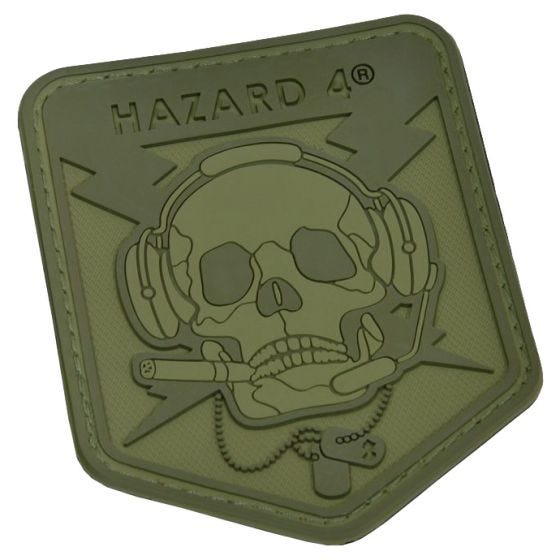 Hazard 4 3D Operator Skull Moralmärke - OD Grön