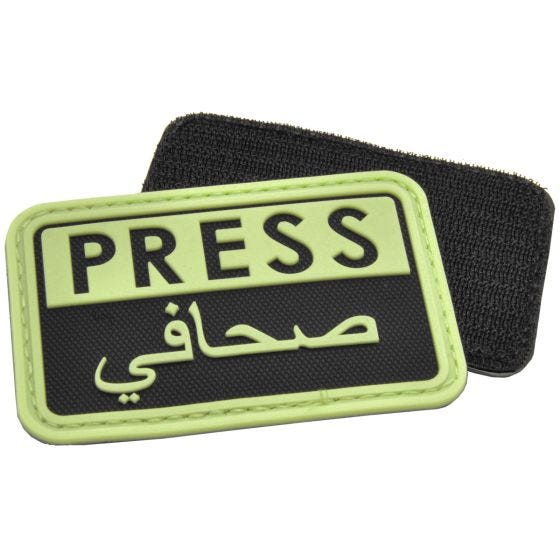 Hazard 4 3D Press / Arabic Reporters Moralmärke - Glows in the Dark