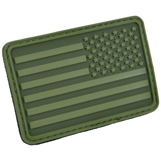 Hazard 4 USA Flag Right Arm Moralmärke - Olivgrön
