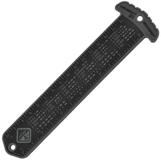 Hazard 4 Cheatstick #1 Ruler / Morse MOLLE Märke - Svart