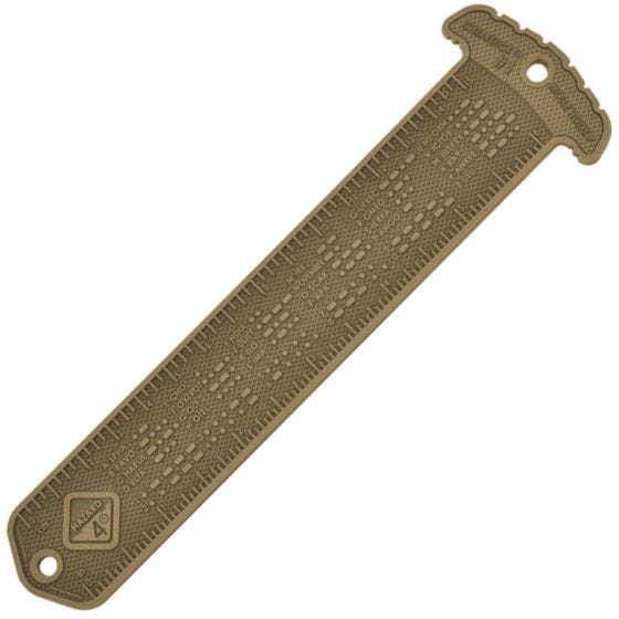 Hazard 4 Cheatstick #1 Ruler / Morse MOLLE Märke - Coyote