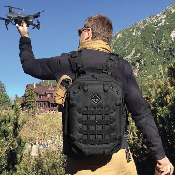 Hazard 4 Grill Hard MOLLE Fotoryggsäck - Svart