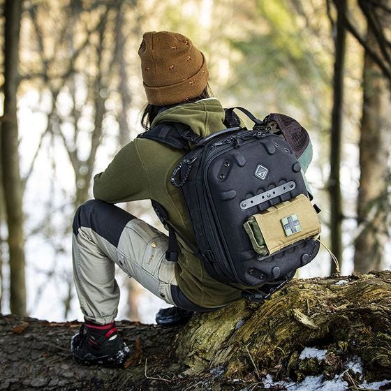 Hazard 4 Grill Hard MOLLE Fotoryggsäck - Svart