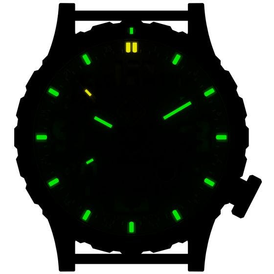Hazard 4 Heavy Water Diver Titan Tritium Klocka - Cavern Green/Gul