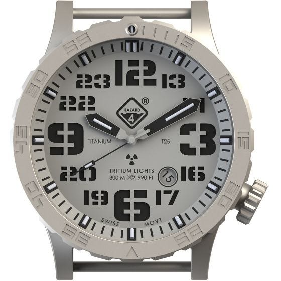 Hazard 4 Heavy Water Diver Titan Tritium Klocka - Snowfield Grön/Gul