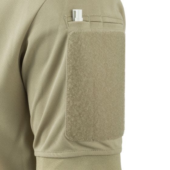 Hazard 4 Quickdry Undervest Battle Pikétröja Enfärgad Framsida - Tan