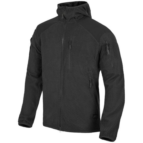 Helikon Alpha Munkjacka Grid Fleece - Svart