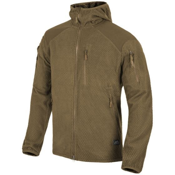 Helikon Alpha Munkjacka Grid Fleece - Coyote