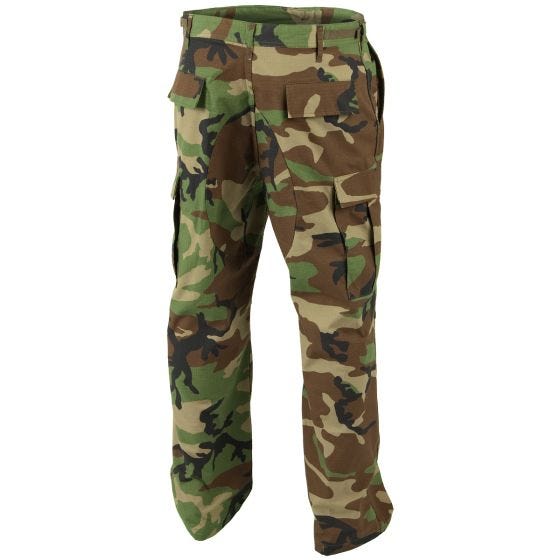 Helikon BDU Genuine Byxor Poly-bomull Ripstop - Woodland