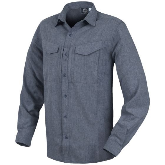 Helikon Defender Mk2 Gentleman Långärmad Skjorta - Melange Black-Grey