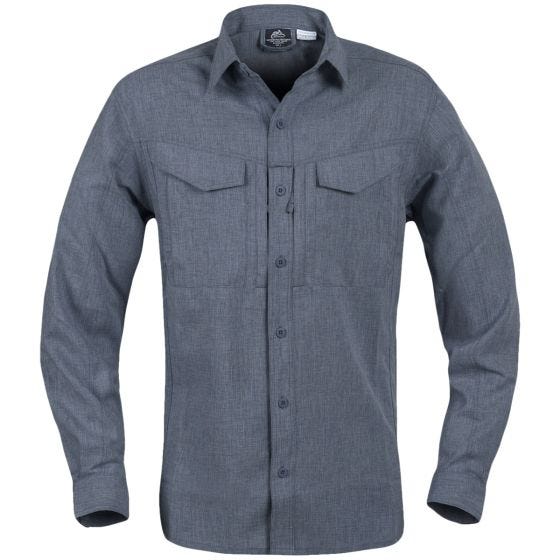 Helikon Defender Mk2 Gentleman Långärmad Skjorta - Melange Black-Grey