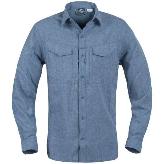 Helikon Defender Mk2 Gentleman Långärmad Skjorta - Melange Blue