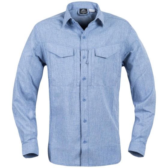 Helikon Defender Mk2 Gentleman Långärmad Skjorta Melange Light Blue