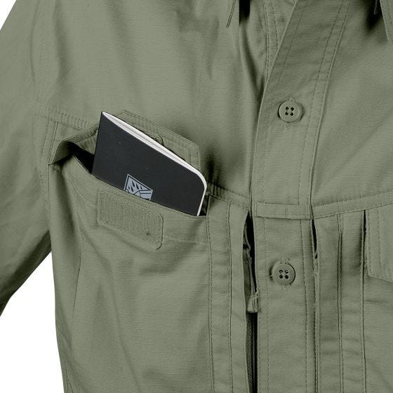 Helikon Defender Mk2 Långärmad Skjorta - Olivgrön