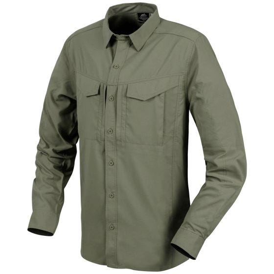 Helikon Defender Mk2 Tropical Skjorta Lång Ärm - Mörk Olivfärgad