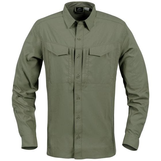 Helikon Defender Mk2 Tropical Skjorta Lång Ärm - Mörk Olivfärgad