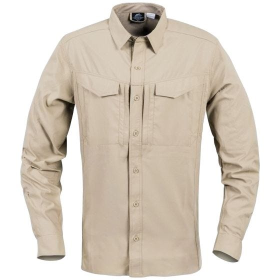 Helikon Defender Mk2 Tropical Skjorta Lång Ärm - Silver Mink