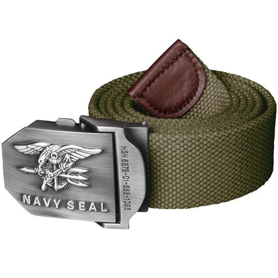 Helikon Navy Seal Bälte Bomull - Oliv