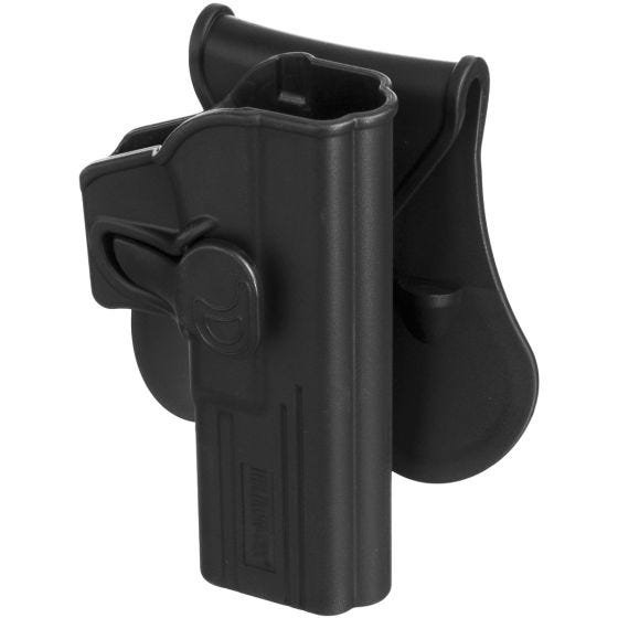 Helikon Glock 17 Release Button Hölster med Paddel - Svart