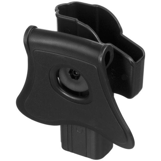 Helikon Glock 17 Release Button Hölster med Paddel - Svart