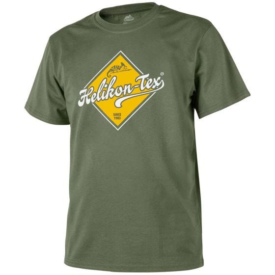 Helikon Road Sign T-shirt - Olivgrön