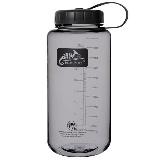 Helikon Tritan Flaska 1 Liter Bred Mun - Smoke